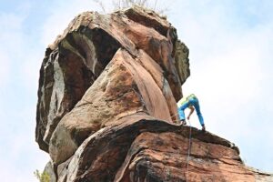 rock climbing